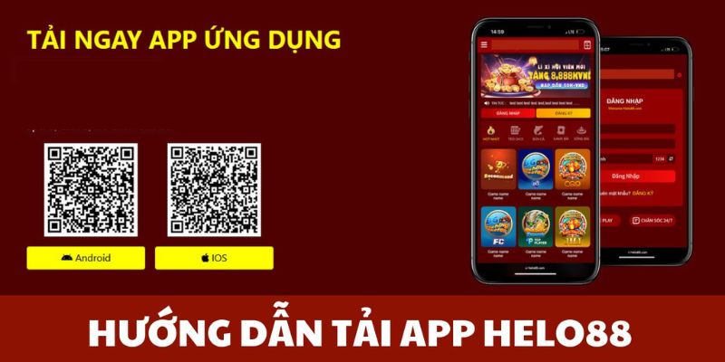 Hướng dẫn người chơi download ứng dụng về điện thoại Android/IOS